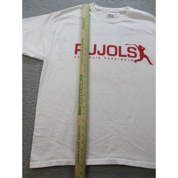 Albert Pujols St Louis Cardinal Shirt Mens Extra Large Baseball MLB Short Sleeve - Picture 6 of 9